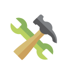 Knowledge and Expertise hammer icon