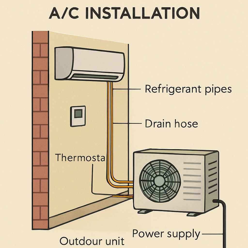 AC installation